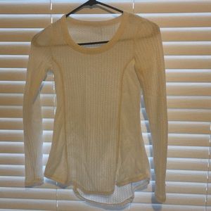 White Long Sleeve Sweater/Shirt